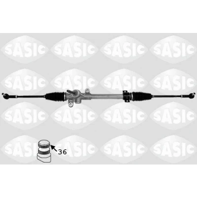 Image de SASIC 7376021 Crémaillère De Direction mécanique avec rotule axiale, rotules HYUNDAI: Getz