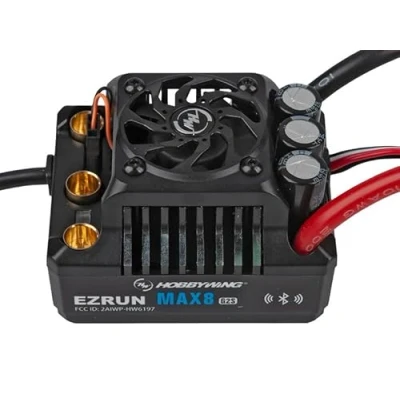 Image de HobbyWing Ezrun MAX8 G2S HW30103205 Régulateur 160 A LiPo 3 6s BEC 6A