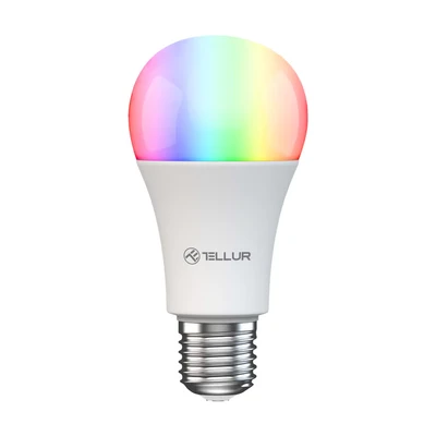 Image de Tellur WiFi Smart Bulb E27, 9W, blanc/chaud/RVB, variateur Neuf