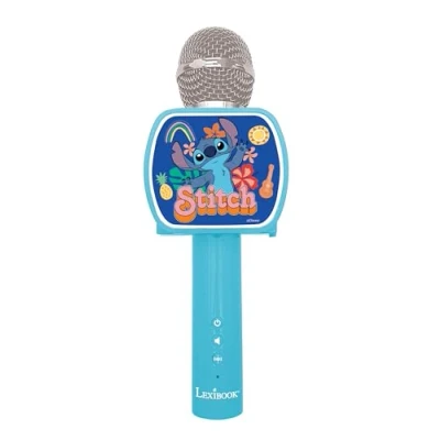 Image de Microphone Stitch sans fil avec enceinte, une fonction changement de voix, un support téléphone rétractable et option Bluetooth