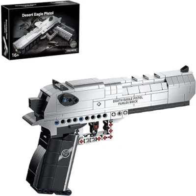 Image de APRILA Kit de construction fusil technique 360 blocs serrage avec fonction tir, armes à feu Jouet Compatible Lego Technic