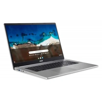 Image de Acer Chromebook 317 CB317 1H C7TP Ordinateur Portable 17,3&#039;&#039; Full HD, PC (Intel Celeron N4500, RAM 8 Go, 256 Go eMMC, Intel UHD Graphics, Chrome OS), Laptop Gris Argenté