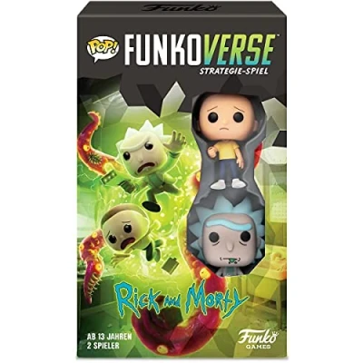 Image de Funko Rick and Morty 100 Funkoverse Erweiterungspaket (2 Charaktere Pack) Various 2 Pack, 43485, Multicoleur, One Size