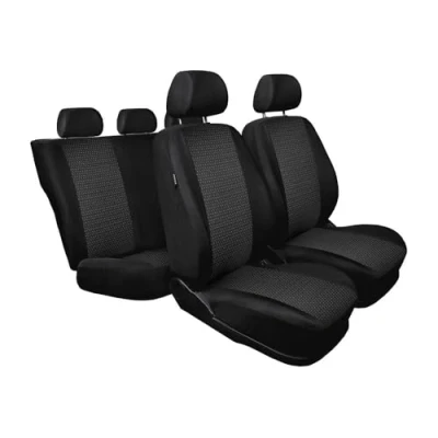 Image de Mossa Housses de siège sur Mesure adaptées pour Fiat Punto II Hayon, Van (1999 2011) Housse Siege Voiture Couverture Practic