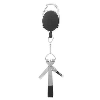 Image de Outils de Noeud Pêche à la Mouche avec Rétracteur Coupe Ligne Outil Nœud Attacher Rapide Multifonctionnel Tondeuse Clipper Nipper Tackle