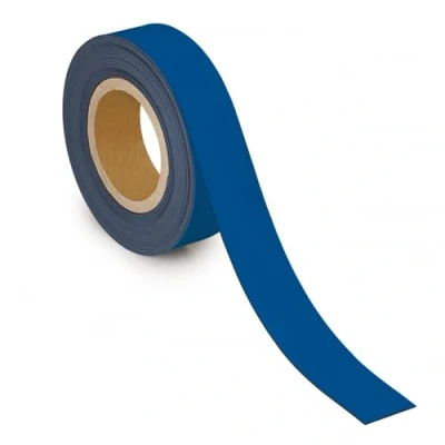 Image de MAUL Bande de marquage 40mm x 1mm inscriptible avec dos magnétique Utilisable dans le bureau, l&#039;atelier, l&#039;entrepôt et la cuisine Découpable individuellement Longueur 10m Bleu