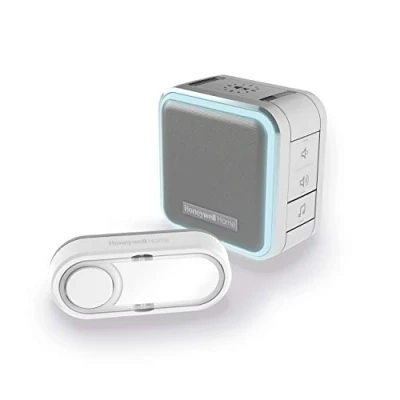 Image de Honeywell DC515SG Kit de Carillon sans fil avec halo lumineux 150 m