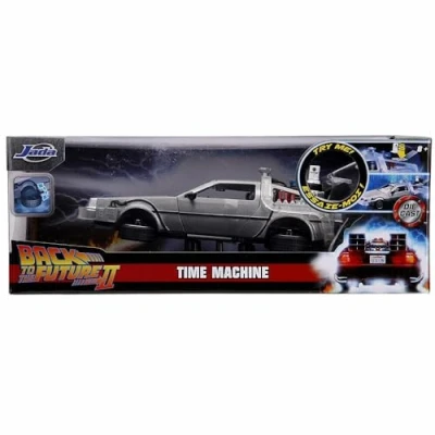 Image de Jada Toys Back to The Future Véhicule de Collection Echelle 1:24 Delorean Retour vers Le Futur Multicolore