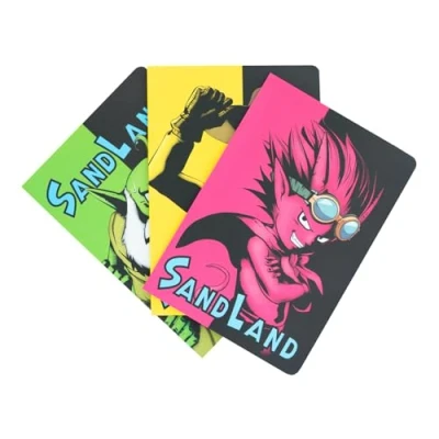 Image de Grupo Erik Lot de 3 Carnets Sand Land Carnet Notes A5, Notebook, Voyage, Recettes, Cahier