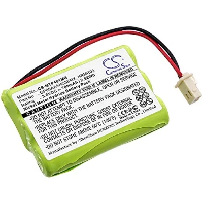 Image de TECHTEK Batteries Compatible avec [Fisher Price] J2457, J2458, M6163, TEL10160, remplace [Motorola] MBP33S, MBP33SPU, MBP33XL, MBP33XLPU, MBP36PU, MBP36S, MBP36SPU, MBP481, MBP482, MBP483, MBP483 2,