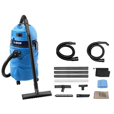 Image de Lavor SWIMMY Aspirateur pour piscines, nettoyer les sols de tous types piscines. 1600 Watt max, 27 kPa, 70 l/s, réservoir 20 litres Bleu Clair