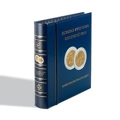 Image de Leuchtturm, Optima Classic, Album (4 anneaux) Monnaies de 2 Euro commémoratives l&#039;Europe partie V incl. boite protection Bleu dim: