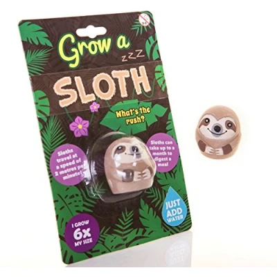 Image de Jouet « Grow Your Own Pet Sloth » Il Suffit d&#039;ajouter de l&#039;eau Cadeau Amusant pour Les Enfants