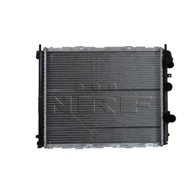 Image de NRF 53209 radiateur du moteur Aluminium 481 386 34 avec pièces d&#039;assemblage Grille de soudée RENAULT: CLIO 2, Kangoo I, I Express