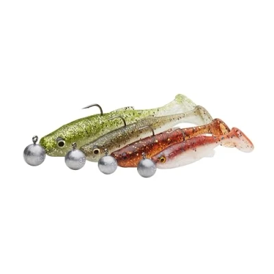 Image de Savage Gear Fat Minnow 7,5cm + 7,5g Mix (4+4pcs) Clearwater Mix/Mix Eau Claire Shad