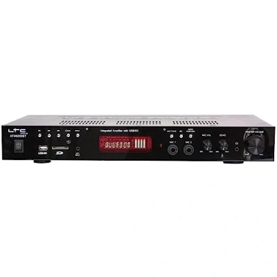 Image de LTC ATM6000BT Amplificateur Karaoké Hi Fi avec FM 2 x 50 W Noir
