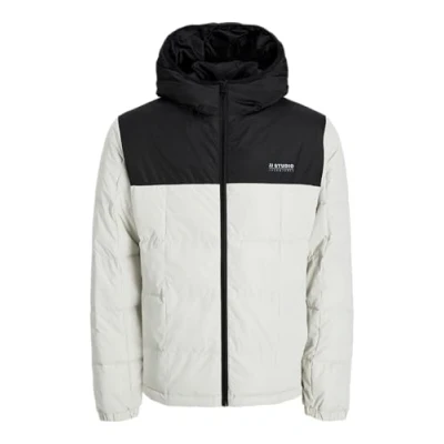 Image de JACK&amp;JONES PLUS Jjben Square Veste à Capuche Pls Jacket, Noir, XXXXL Homme