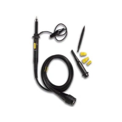 Image de Velleman Sonde de test avec tête d&#039;oscilloscope, isolée, 600 V, 60 MHz, câble 1.2 m connecteur BNC standard, noir
