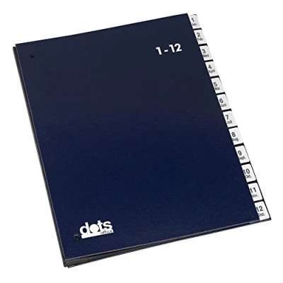 Image de dots 44198 02 Classeur à pois Bleu 1 12