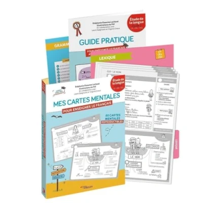 Image de Mes cartes mentales pour enseigner le français Cycle 2 : CP, CE1, CE2: Etude de la langue. 80 reproductibles. Conçu avec des ... Laura Spagnuolo et Virginie Graux.