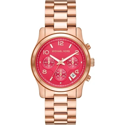 Image de Michael Kors Traditional Runway Montre à aiguilles Rose goldcoloured, Femme, Taille: One Size, gold coloured