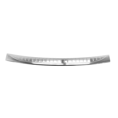 Image de Protection de seuil chargement en acier inoxydable compatible avec Nissan X Trail 3 2014 2021 Cache chromé 1 pièce