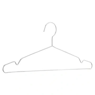 Image de Amazon Basics Cintres en acier inoxydable, lot de 50, Chromé