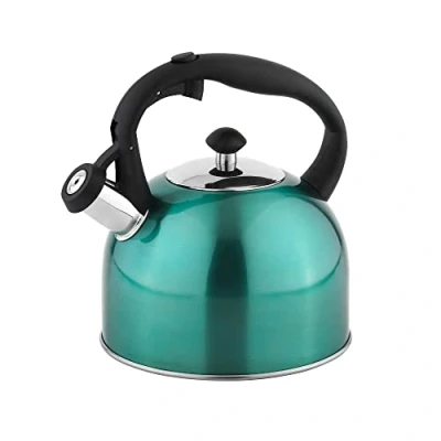Image de Amazon Basics Bouilloire inox, 2,2 L, Sarcelle