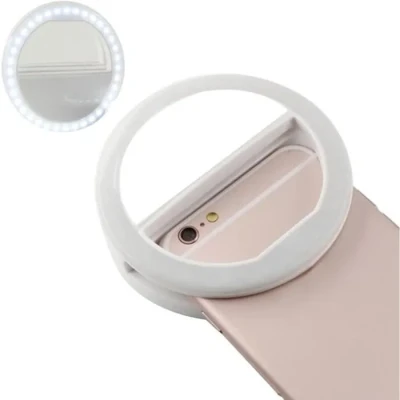 Image de Selfie Ring Light avec 36 Ampoules LED Flash LampClip s&#039;allume pour Un éclairage d&#039;appoint Portable caméra de téléphone