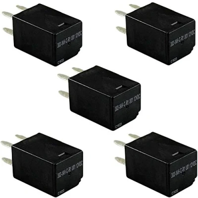 Image de Carkio 303 1AH C R1 U01 Lot de 5 relais puissance automobile 4 broches DC12 V 20 A