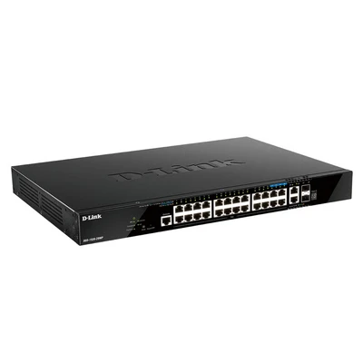 Image de D Link DGS 1520 28MP/E commutateur réseau Géré L3 Gigabit Ethernet (10/100/1000) Connexion Ethernet, supportant l&#039;alimentation via ce port (PoE) 1U Noir Neuf
