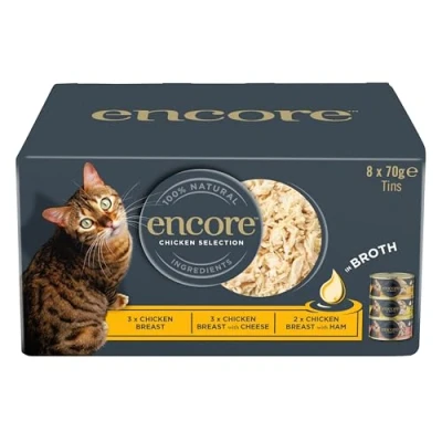 Image de Nourriture Humide pour Chats 100% Naturelle supplémentaire, Sélection variée de délicieux Poulets Lot 4 boîtes (8 x 70 g)