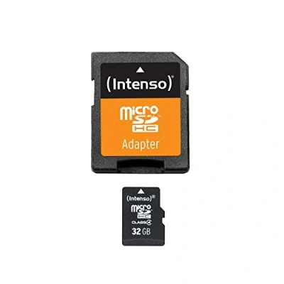 Image de Intenso 3403480 Carte Micro SD/SDHC 32 Go Classe 4 Noir