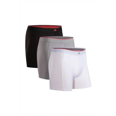 Image de Danish Endurance 3 PACK Ultrasoft Caleçon Multicolor black grey white, Homme, Taille: XXL, white