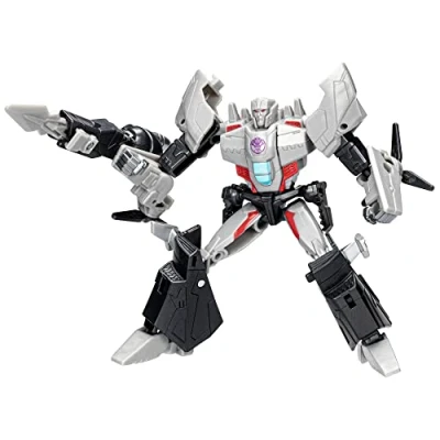 Image de Transformers EarthSpark, Figurine Megatron Classe Guerrier de 12,5 cm, Jouet Robot pour Enfants, à partir 6 Ans