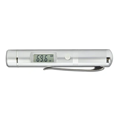 Image de tfa Dostmann «Flash Pen thermomètre Infrarouge 31,1125, pour la Mesure sans Contact de température Surface, boîtier en métal Durable avec Clip