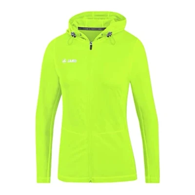 Image de JAKO Veste à Capuche Run 2.0, Femme, Néon Vert, 40