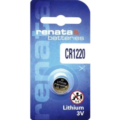 Image de Renata CR1220 3V Lithium pièce cellule montre batterie DL1220, ECR1220, BR1220 (1 x CR 1220)