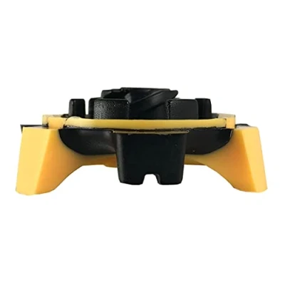 Image de LONGRIDGE Crampons Unisexe Champ, Jaune/Noir, Slim Lok