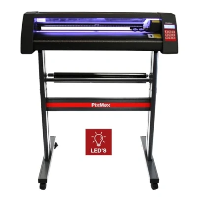 Image de PixMax Découpe de vinyle 72 cm LED Plotter, Découper, Création T Shirt, Autocollant, Personnalisation [Stand &amp; Housse protection INCLUS)