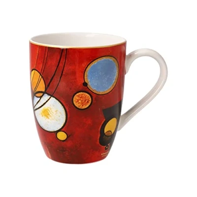 Image de Goebel Tasse d&#039;artiste Wassily Kandinsky Rouge Lourd Artis Orbis 12,5 x 9 11 cm