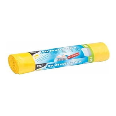 Image de PAPSTAR Sacs poubelle Jaune 60 l