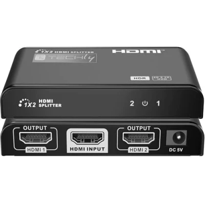 Image de Répartiteur vidéo/audio TECHLY IDATA HDMI2 4K2 Compatible HDCP 3D 4K
