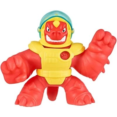 Image de Heroes Of Goo Jit Zu Galaxy Attack Hero Pack Super Gooey Solar Blast Blazagon With Flip Up Visor, Perfect Christmas / Birthday Present For 4 To 8 Year Olds, Squishy, Stretchy Tactile Play