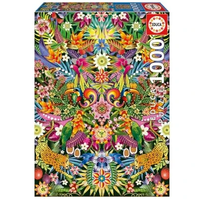 Image de Educa Puzzle de 1000 pièces pour Adultes Toucans, Catalina Estrada. Mesure: 48 x 68 cm. Contient Environ la Colle Fix Puzzle. À partir 14 Ans (19934)