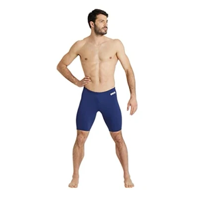 Image de arena Solid Team Maillot de Bain Homme, à Séchage Rapide, Jammer pour Tissu MaxLife Eco avec Une Résistance Maximale au Chlore et Protection UV UPF 50+