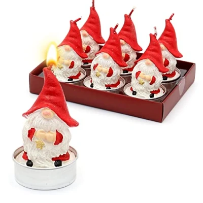 Image de Dekohelden24 Lot de 6 lutins Dimensions Chaque Bougie Chauffe Plat (L x l H) : 4 7 cm,
