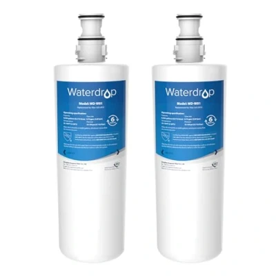 Image de Waterdrop 3US AF01 Filtre à Eau pour l&#039;évier, Compatible avec InSinkErator® Hot Water Tap F701R, F 701R, HC 3300, GN 1100, 3M AP3 765S, 70020019835 (2 Pack)