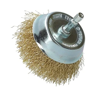 Image de Brosse perceuse coupe ondulé laiton 75 Norton