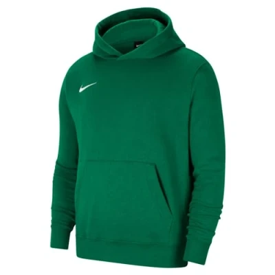 Image de Nike Performance Y NK FLC PARK20 PO Hoodie Sweat à capuche pour enfants, Taille: 116 128, Pine green / white